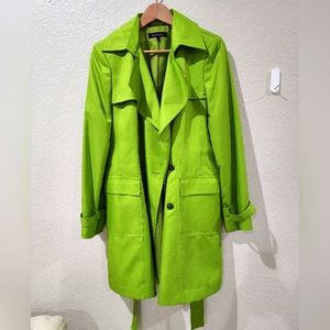 Evan-Picone trench coat jacket, sz large